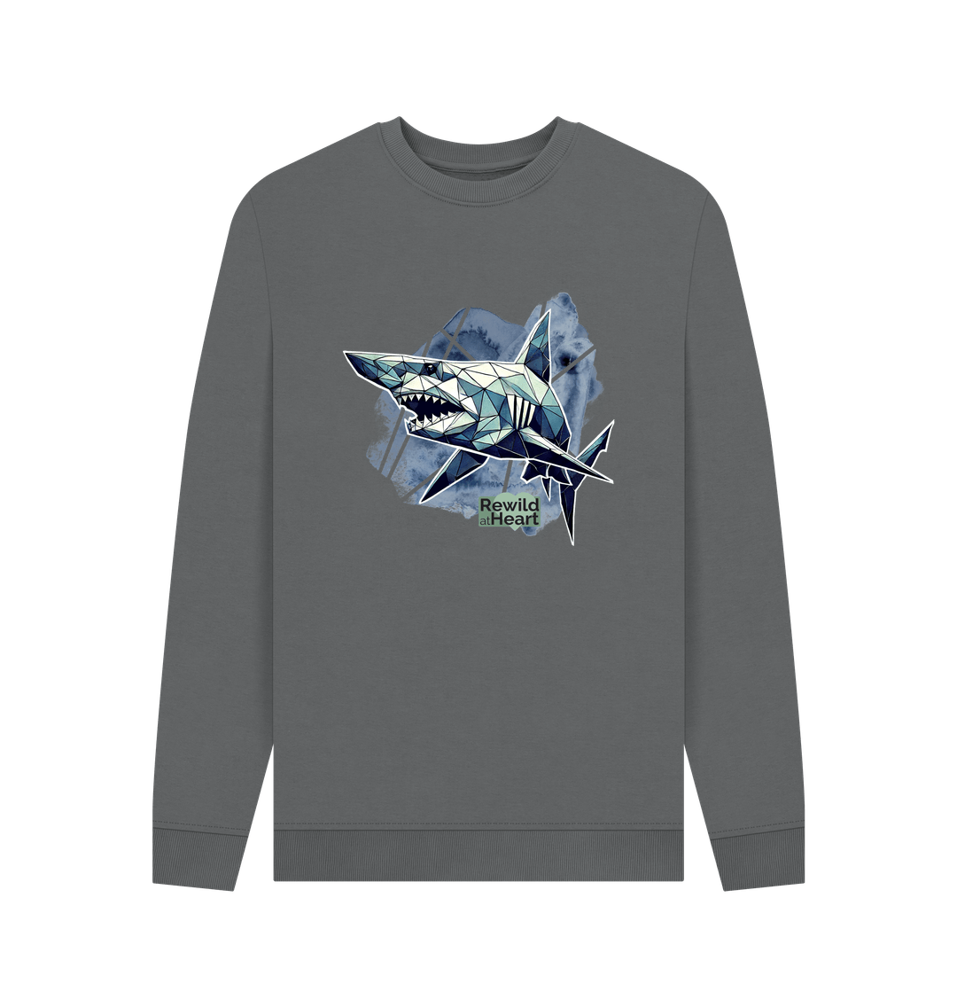 Slate Grey Goblin Shark Men's Sweater