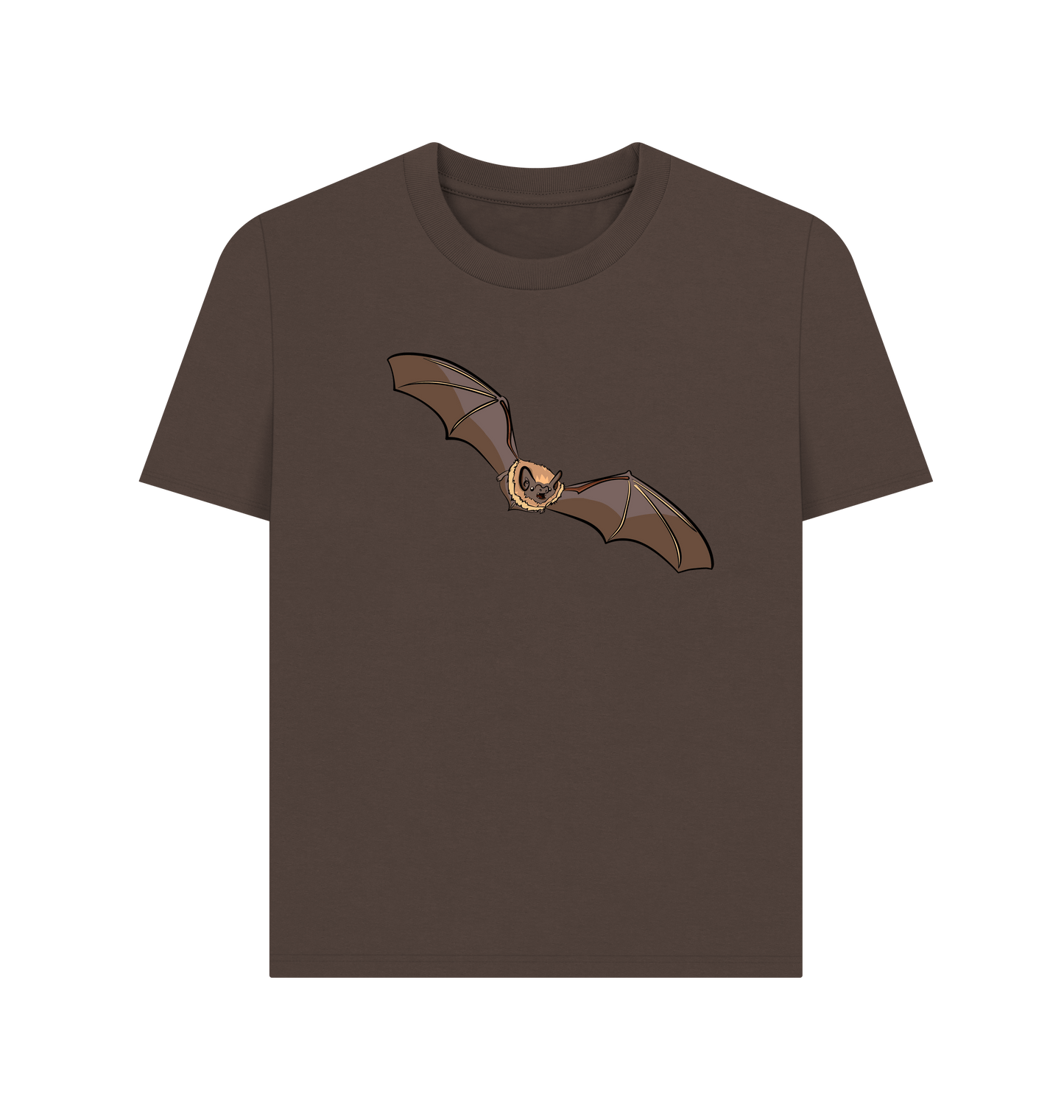 Chocolate Printed T-shirt Front