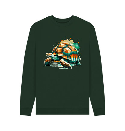 Evergreen Giant Tortoise Wildflower Men's Sweater