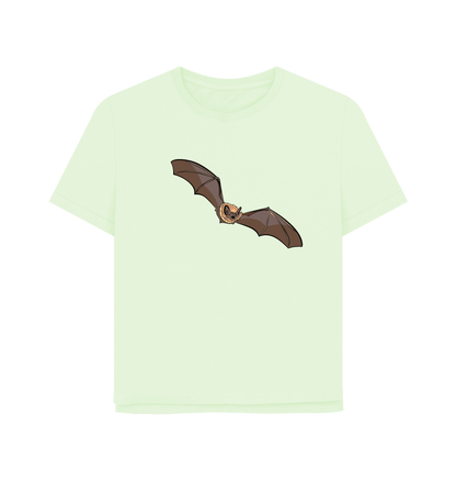 Pastel Green Printed T-shirt Front