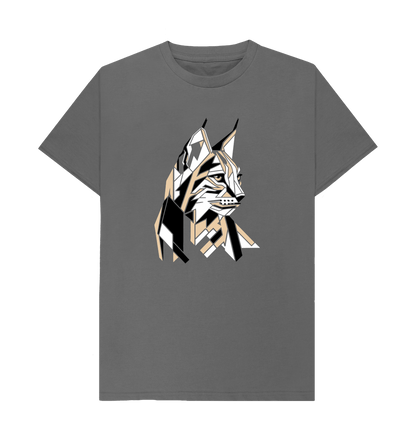 Slate Grey Lynx Rewild Side | Men's T-Shirt