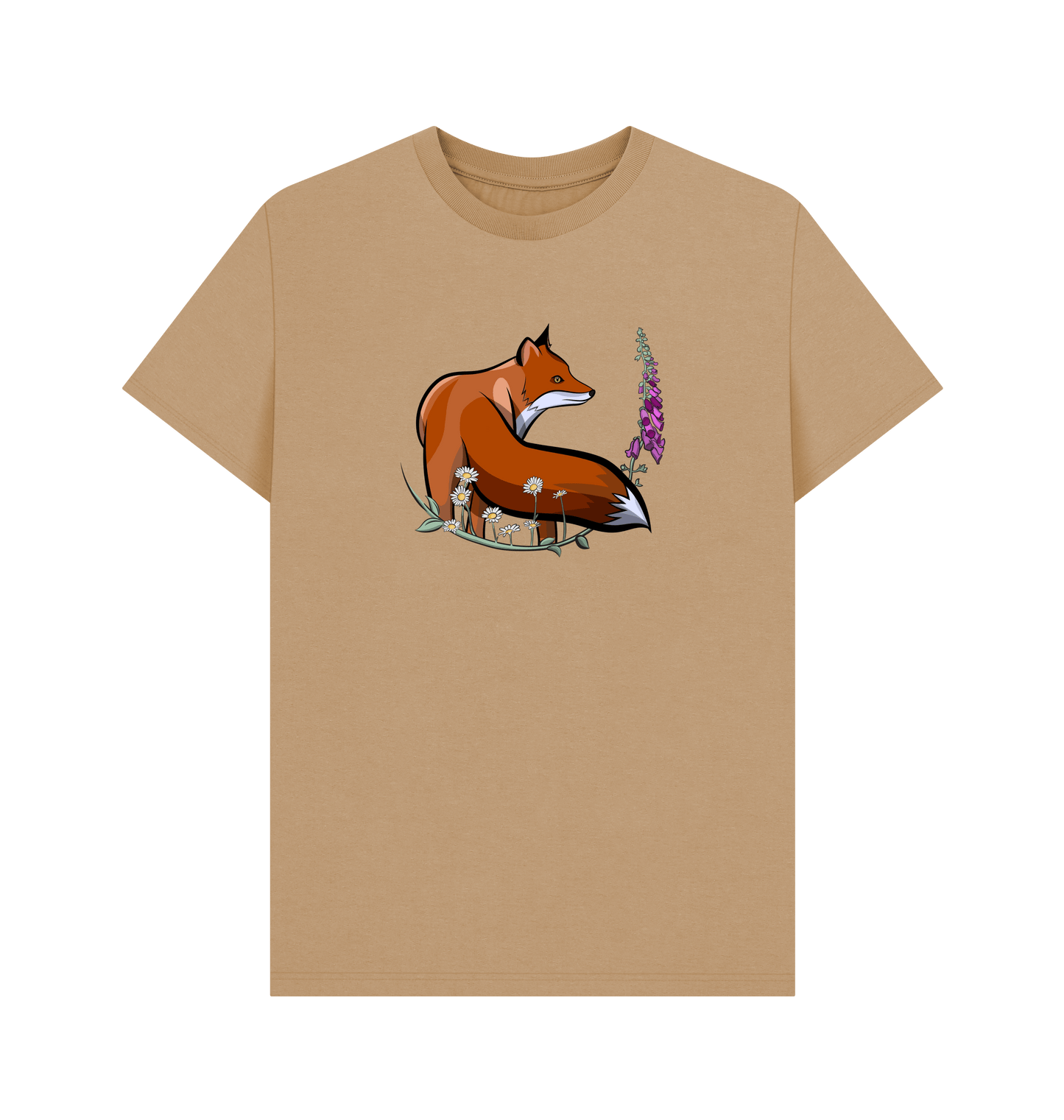 Sand Printed T-shirt Front