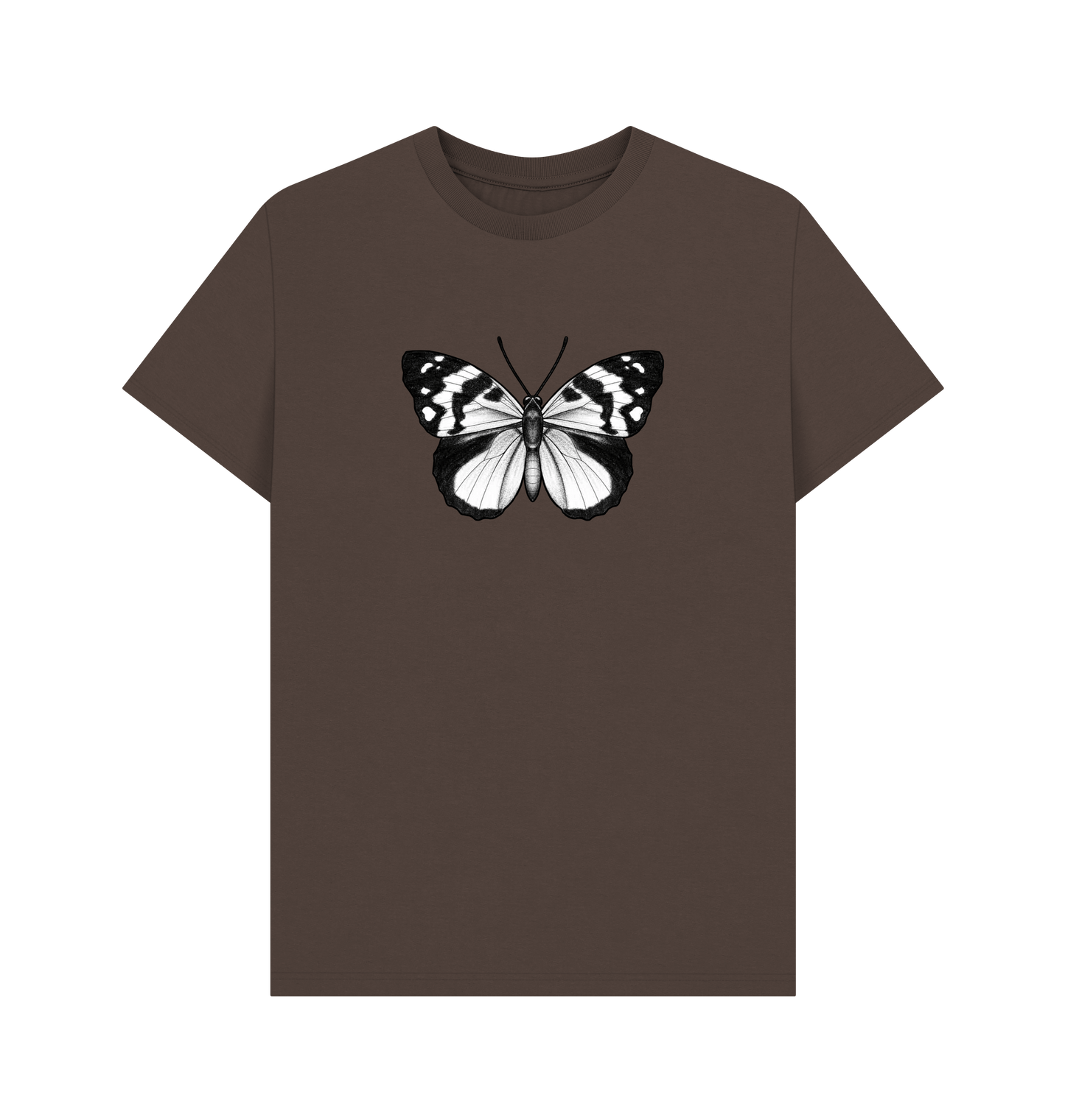 Chocolate Printed T-shirt Front