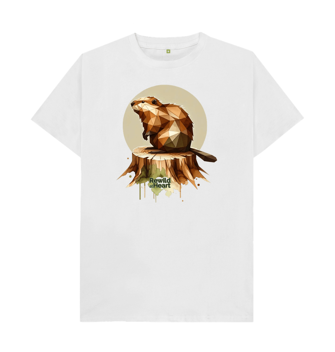 White Wild Beaver | Men's T-Shirt