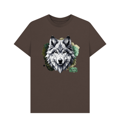 Chocolate Wolf Wilderness Men's T-Shirt