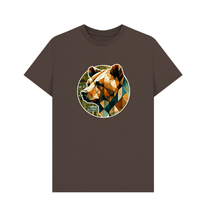 Chocolate Brown Bear Forest Men's T-Shirt