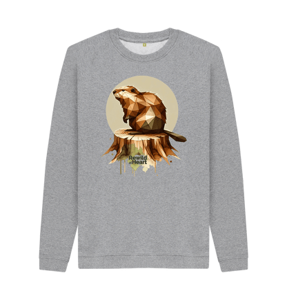 Light Heather Wild Beaver Men's Sweater