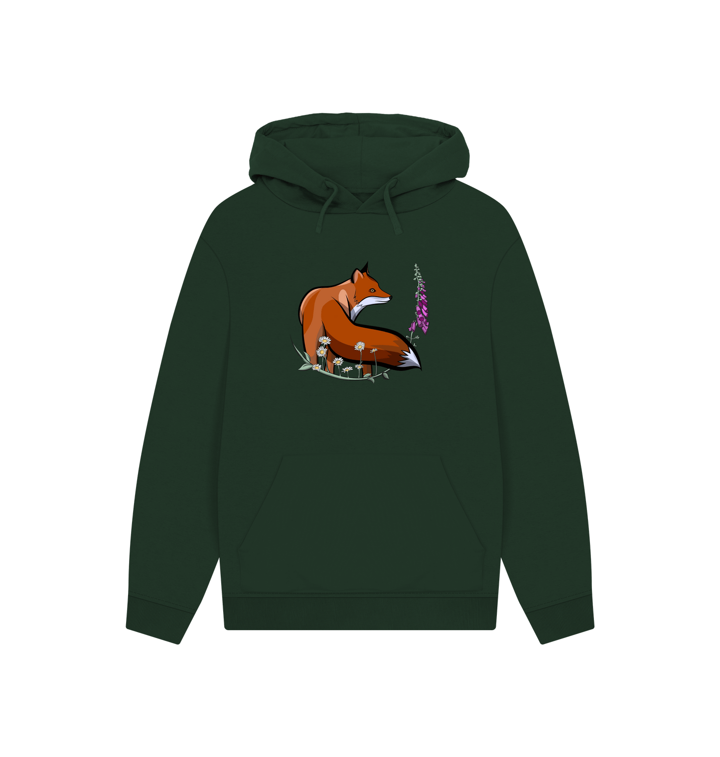Evergreen Printed Hoody Front