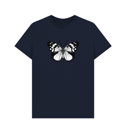 Navy Blue Printed T-shirt Front