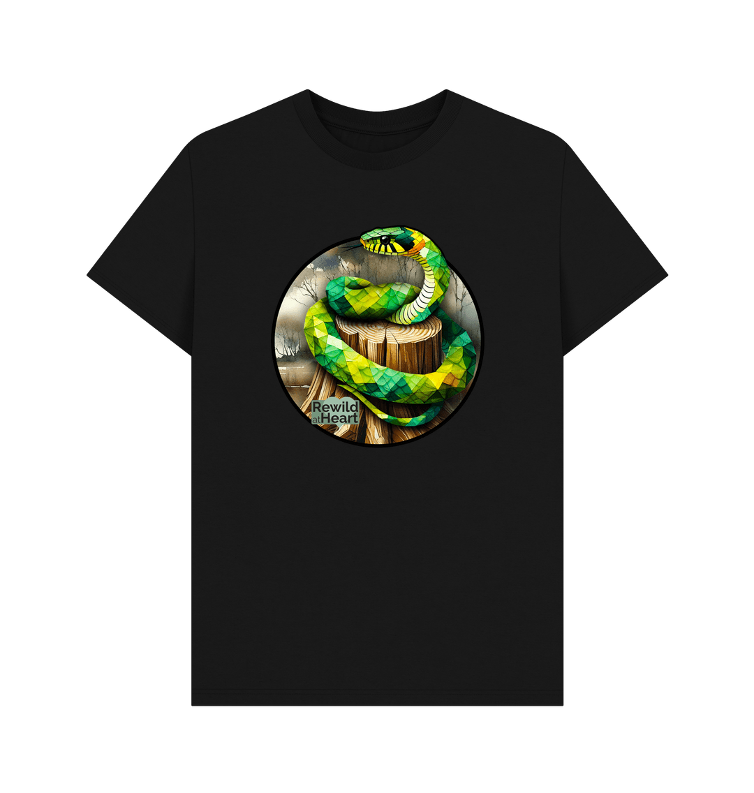 Black Grass Snake Marsh Men's T-Shirt