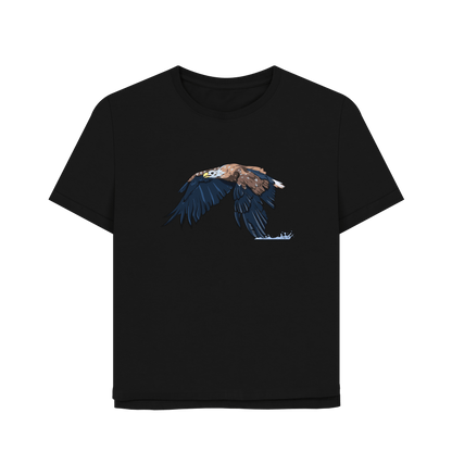 Black Printed T-shirt Front