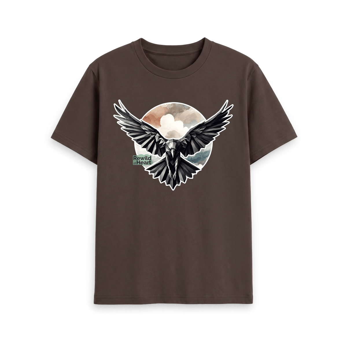 Chocolate Printed T-shirt Front