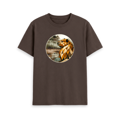 Chocolate Printed T-shirt Front