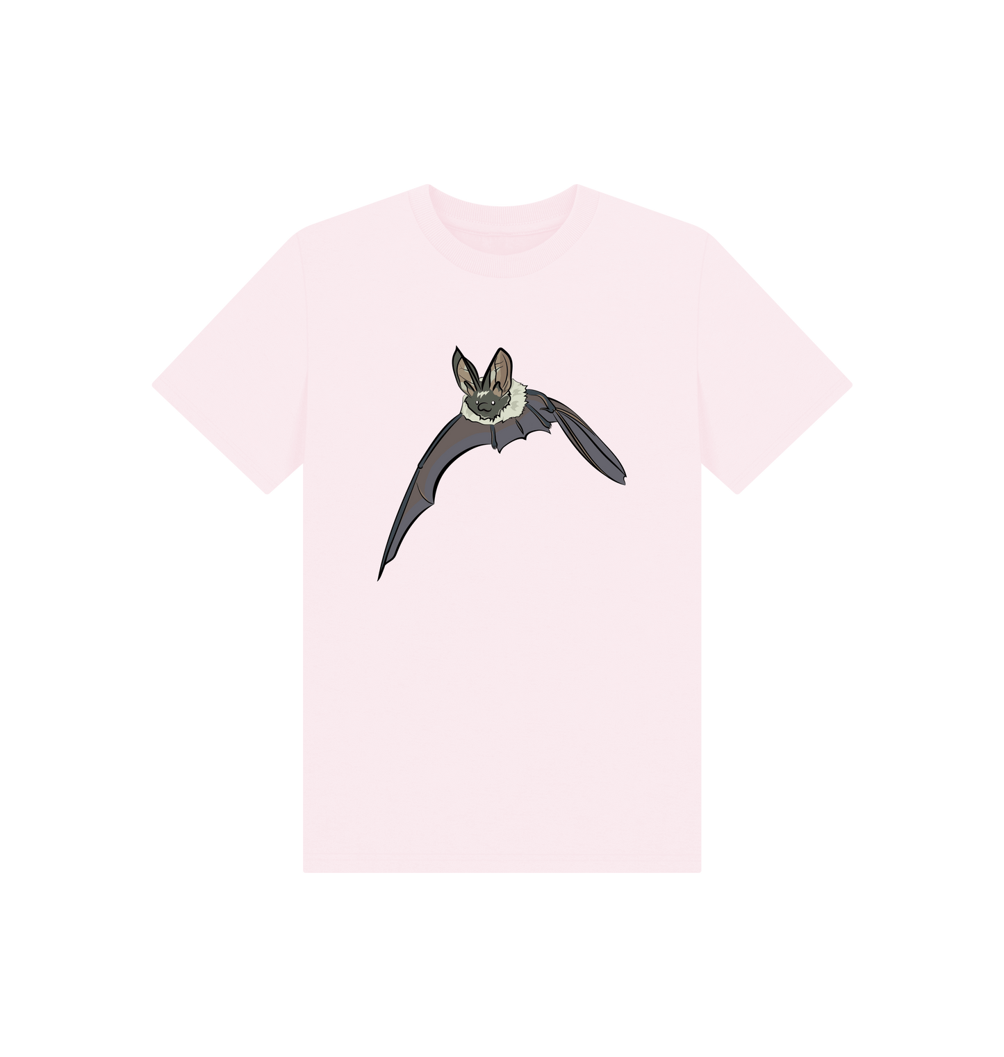 Pink Printed Kids T-Shirt Front