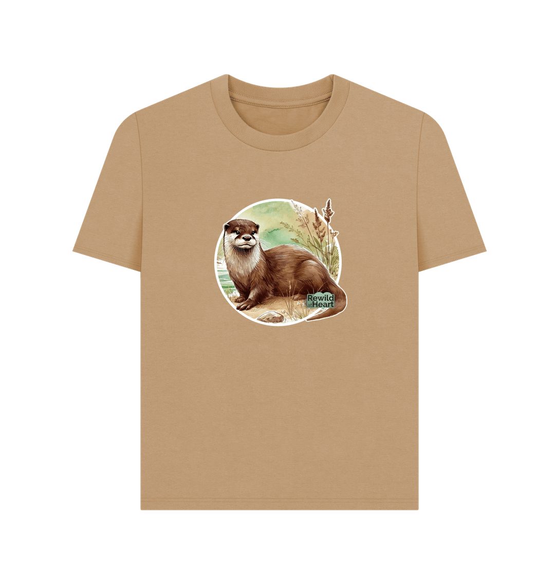 Sand Riverside Otter Women's Classic T-Shirt