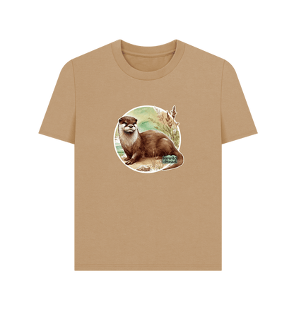 Sand Riverside Otter Women's Classic T-Shirt