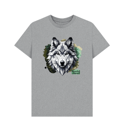 Athletic Grey Wolf Wilderness Men's T-Shirt