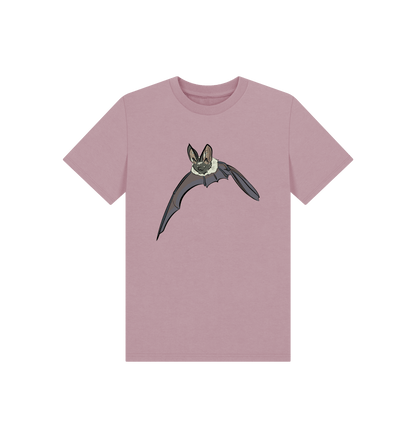 Mauve Printed Kids T-Shirt Front