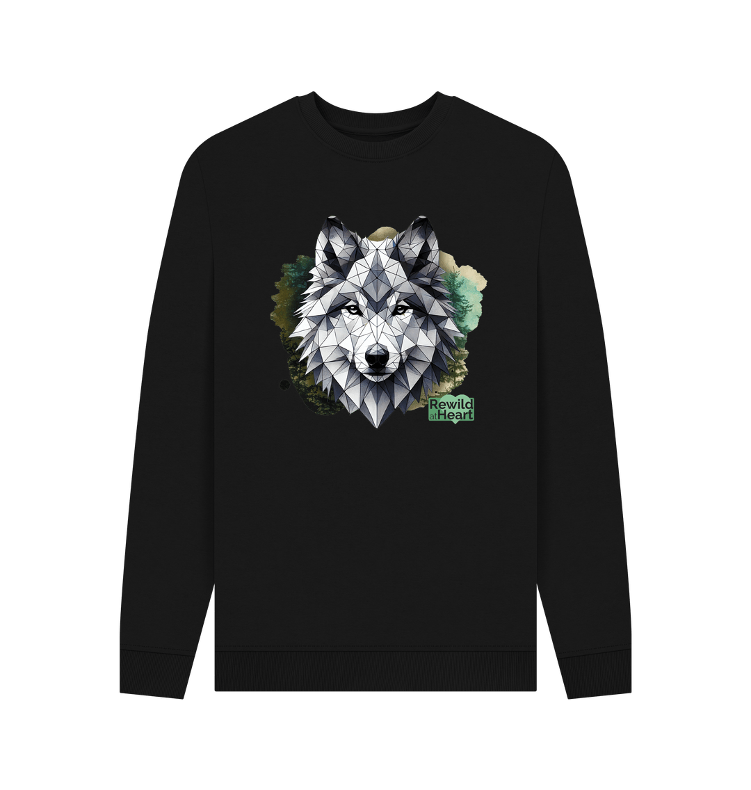 Black Wolf Wilderness Men's Sweater