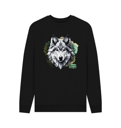 Black Wolf Wilderness Men's Sweater