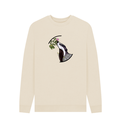 Oat Printed Sweater Front