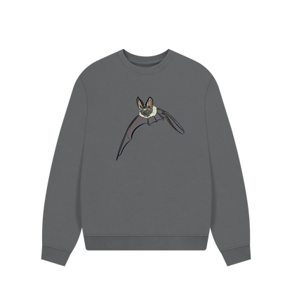 Slate Grey Printed Sweater Front