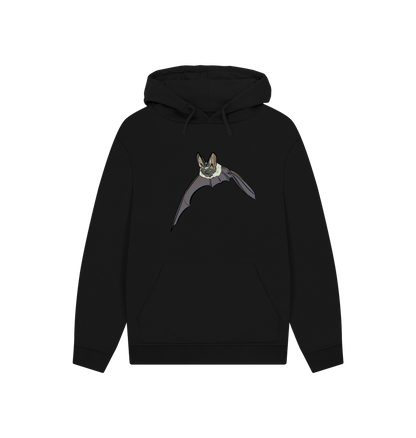 Black Printed Hoody Front