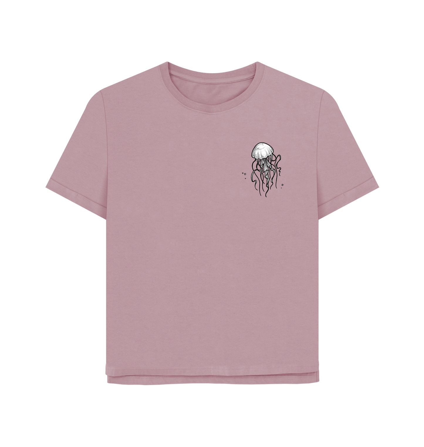 Mauve Printed T-shirt Front