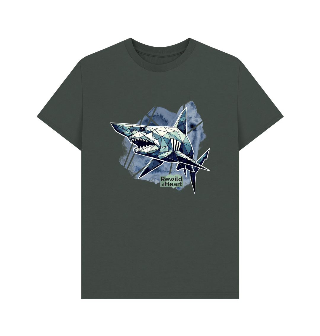 Dark Grey Goblin Shark Men's T-Shirt