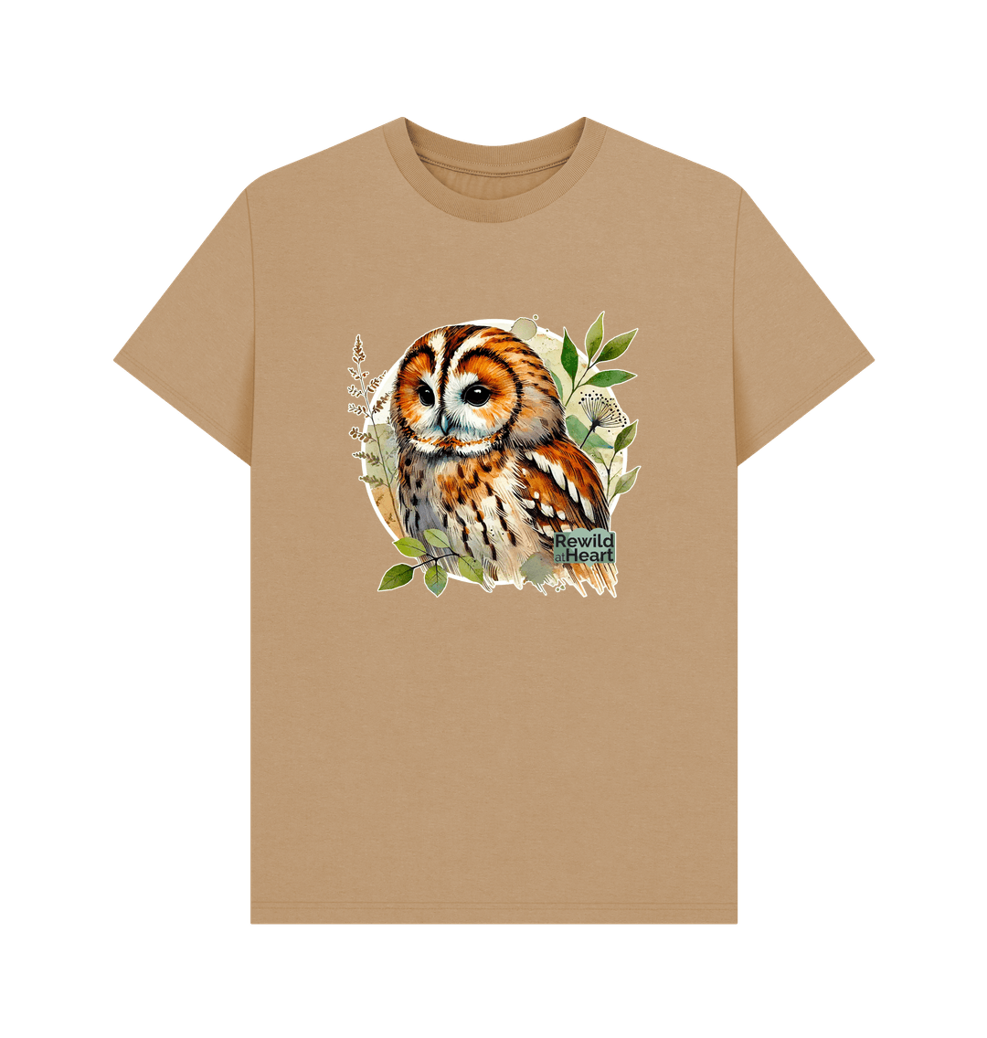 Sand Tawny Owl Forest Men's T-Shirt