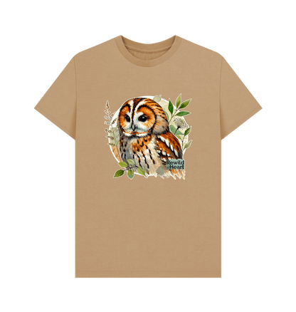 Sand Tawny Owl Forest Men's T-Shirt