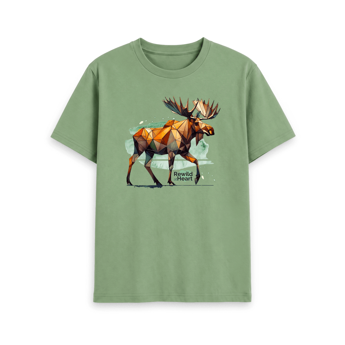 Sage Printed T-shirt Front