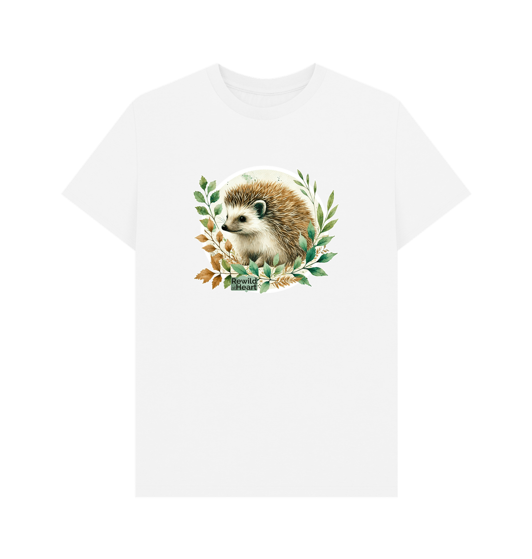 White Hedgehog Harmony Men's T-Shirt