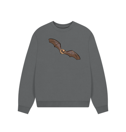 Slate Grey Printed Sweater Front