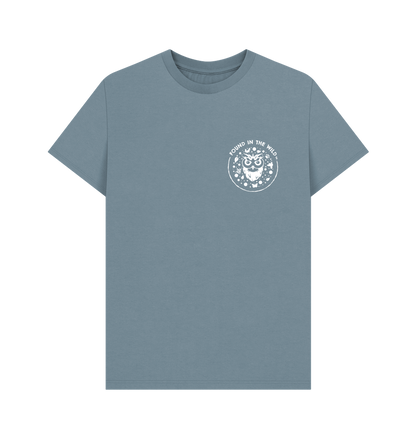 Stone Blue Printed T-shirt