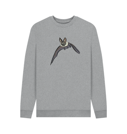 Light Heather Printed Sweater Front