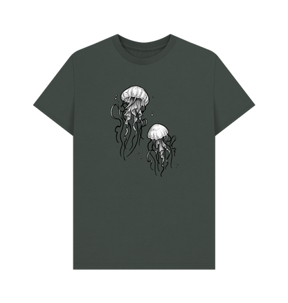 Dark Grey Printed T-shirt Front