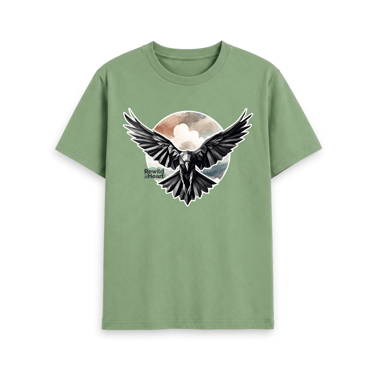 Sage Printed T-shirt Front
