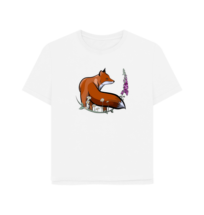 White Printed T-shirt Front