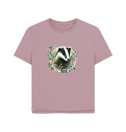 Mauve Badger Wanderer Women's Relaxed-Fit T-Shirt