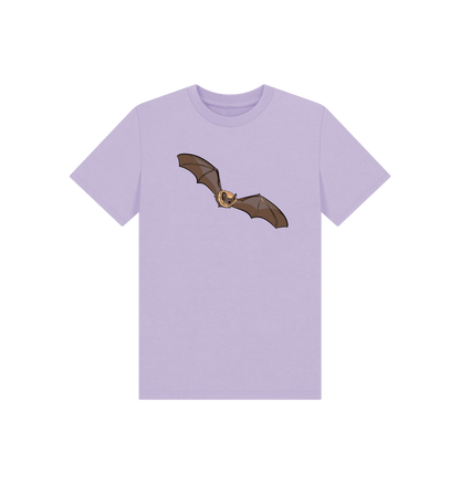 Soft Lilac Printed Kids T-Shirt Front