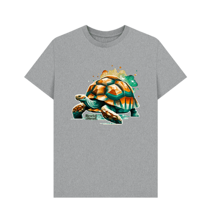 Athletic Grey Giant Tortoise Wildflower Men's T-Shirt