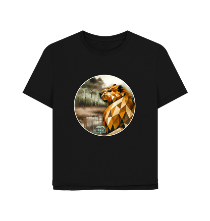 Black Beaver Wetland Women's Relaxed-Fit T-Shirt