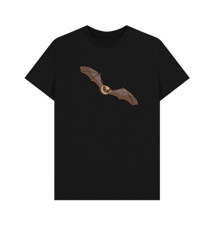 Black Printed T-shirt Front