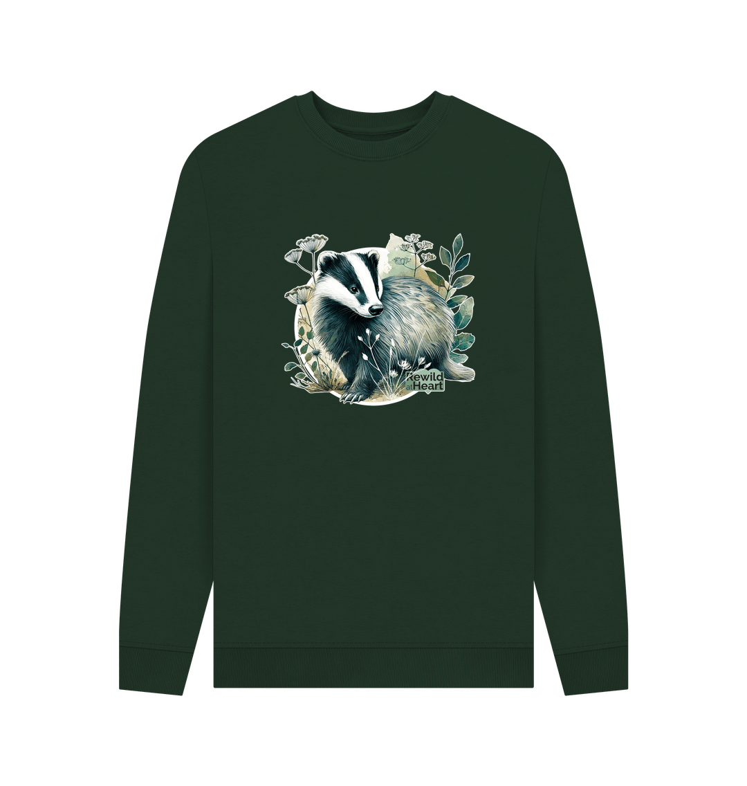 Evergreen Printed Sweater Front