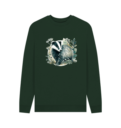 Evergreen Printed Sweater Front