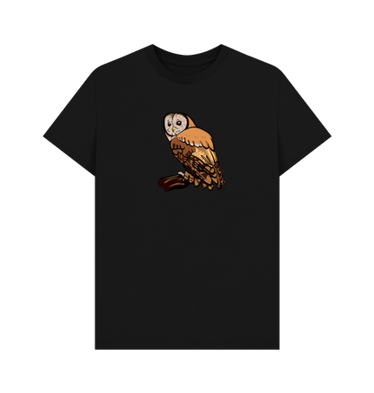 Black Printed T-shirt Front