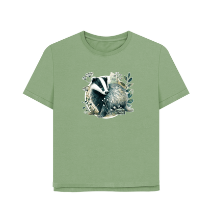 Sage Printed T-shirt Front