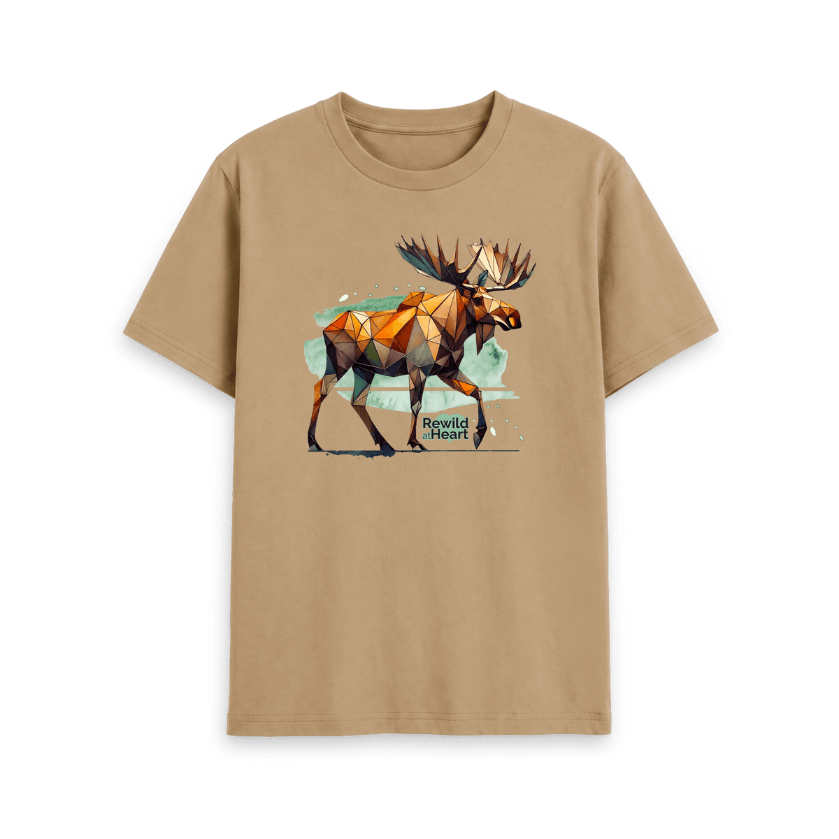 Sand Printed T-shirt Front