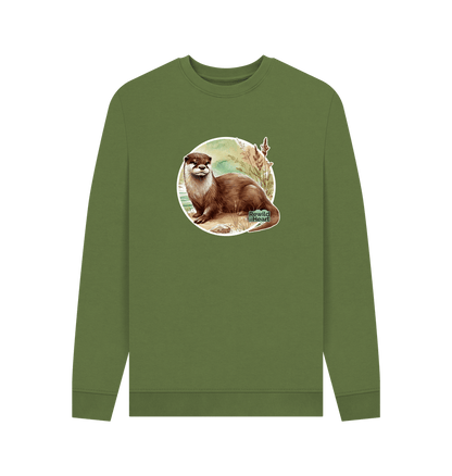 Khaki Riverside Otter Men's Sweater